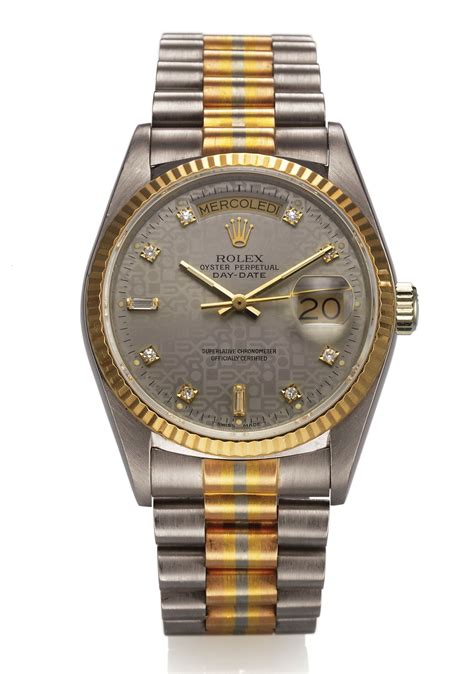 rolex oyster perpetual day date battery